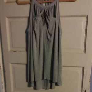Gray Sleeveless Top